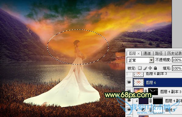 PhotoshopߵĻɴŮΨϼ
