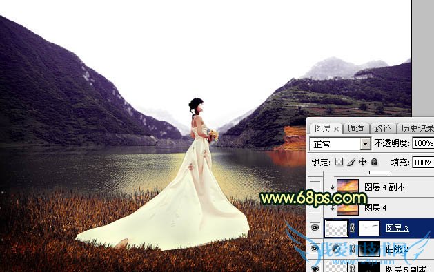 PhotoshopߵĻɴŮΨϼ