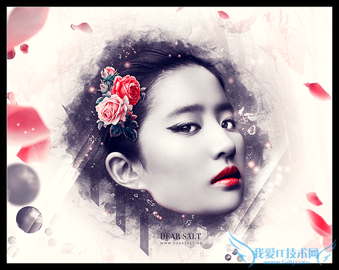 PS教程!手把手教你合成古典美女头像