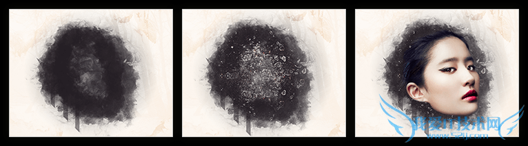 PS教程!手把手教你合成古典美女头像