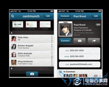 iPhone专属应用:CardMunch将名片信息转化为通讯录