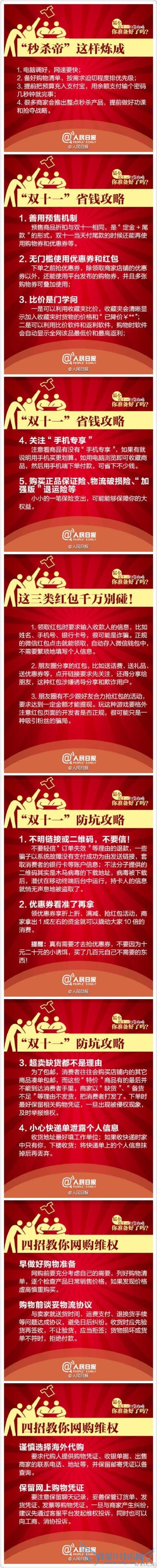 双十一怎样抢到心爱宝贝?一张图看懂双11抢购攻略