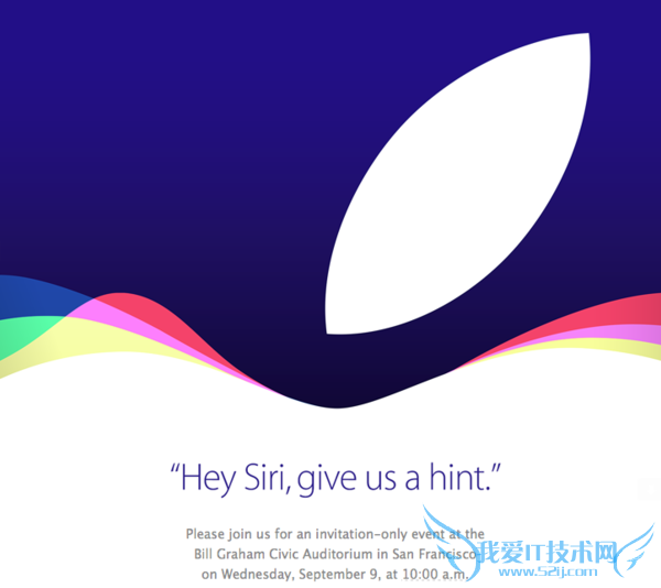 2015苹果秋季新品发布会 iPhone6s发布会视频直播地址