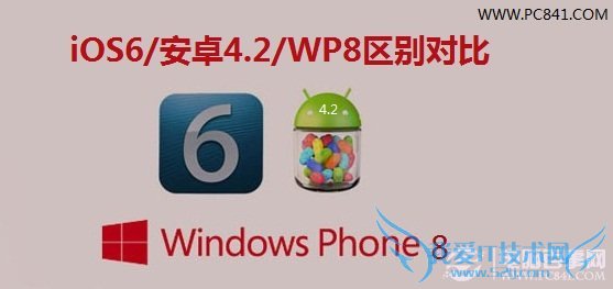 iOS6/安卓4.2/WP8区别对比