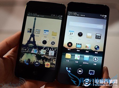 魅族MX与魅族MX2外观对比