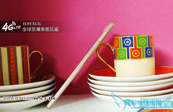 金立S5.5L机身厚度为5.75mm