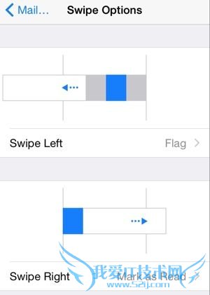 可自定义左右滑动操作
