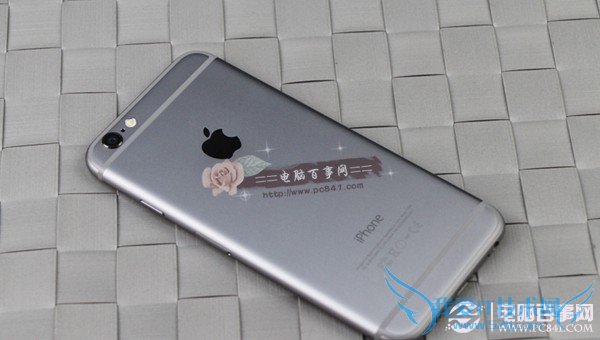 图为黑色iPhone6背面外观图片