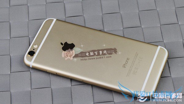 金色iPhone6背面外观