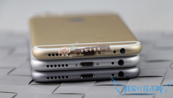 iPhone6各颜色机身底部对比