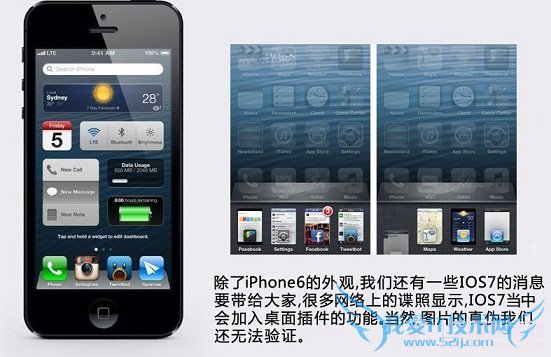 iPhone6搭载全新iOS7系统