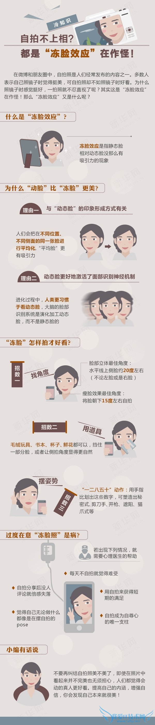 科普知识:自拍不上相怎么办?冻脸拍照指南