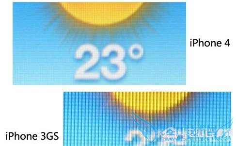 iPhone 4与3GS屏幕截图对比:屏幕太大分辨率跟不上