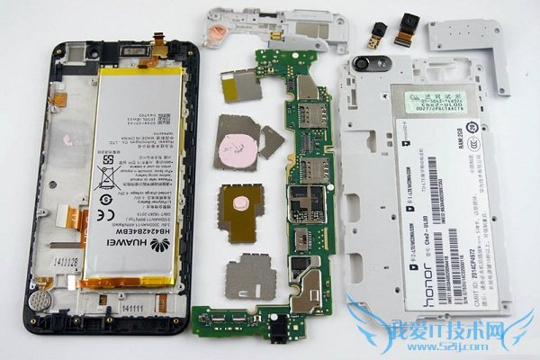 图为荣耀畅玩4X高配版拆解全家福图赏