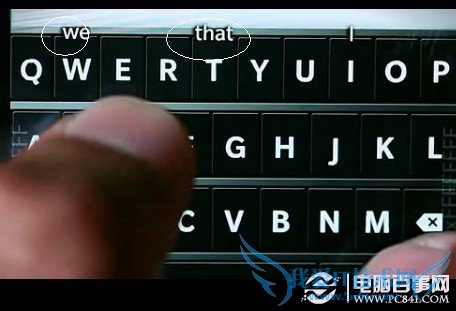 黑莓BB10更加出色的联想式输入法