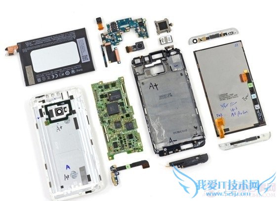 HTC One拆解全部结束