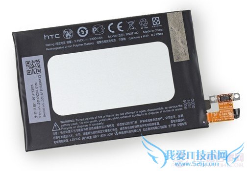 HTC One M7电池