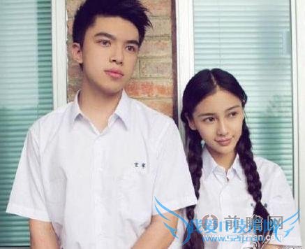 angelababy 晒小鲜肉弟弟帅照 女神整容与否一看便知