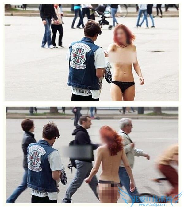 俄罗斯富三代街头测底线:为了 1900 有人喝尿有人裸奔