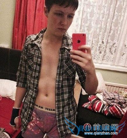 18 岁少女雌雄同体看心情变换性别 时而阳刚男人时而性感女人