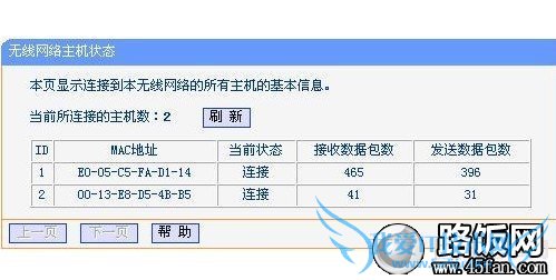 路由器里查看是否被蹭网