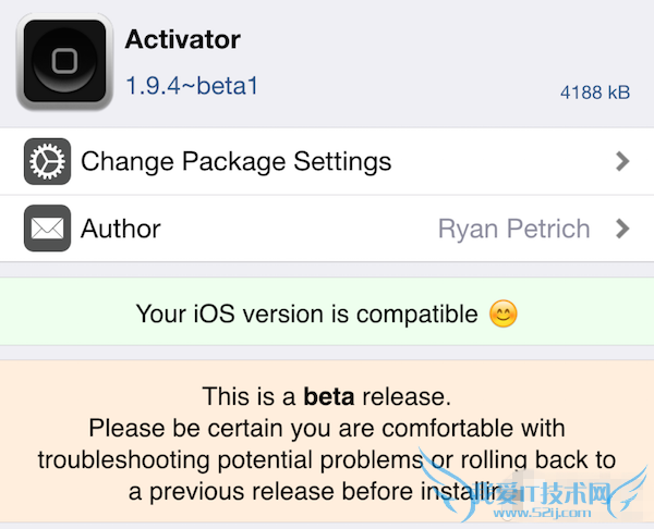 ios8.4ԽװActivatorְȫģʽķ