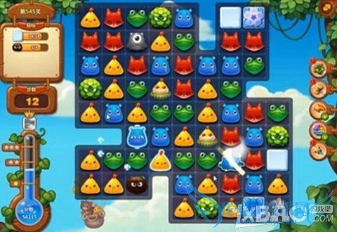 如何在开心消消乐545关中通关?