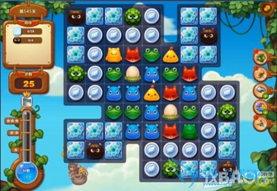 如何在开心消消乐545关中通关?