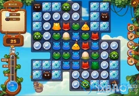 如何在开心消消乐545关中通关?