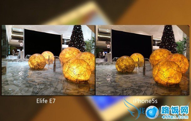 金立E7和iPhone5s拍照样张对比