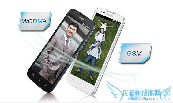 酷派7295智能手机外观