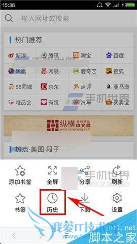 怎么样在火速浏览器中删除历史记录?