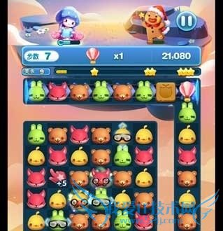 在天天爱消除跨年冬夜9关通关的方法步骤