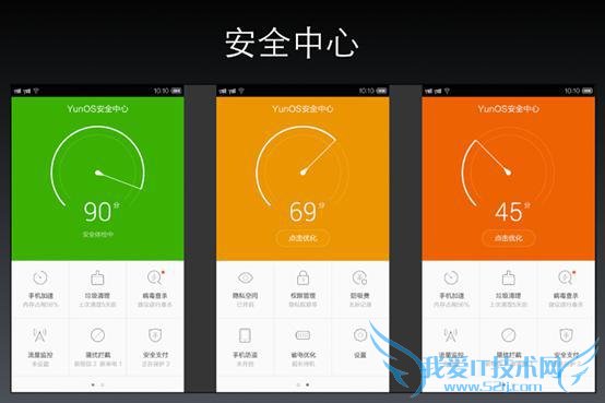 红米Note2手机跟YunOS纽曼纽扣的对比