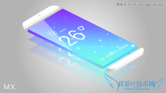 如何使用Illustrator绘制时尚立体效果的智能手机?