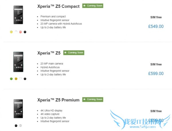 全球首款4K屏幕智能手机Xperia Z5尊享版是什么配置?