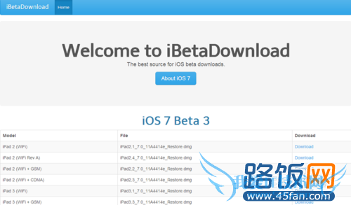 ios7 beta3固件下载