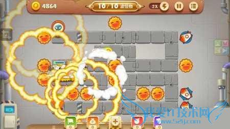 有什么样的方法技巧能够在保卫萝卜3工厂第5关金通关?