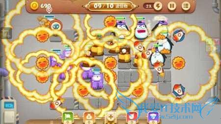 有什么样的方法技巧能够在保卫萝卜3工厂第5关金通关?