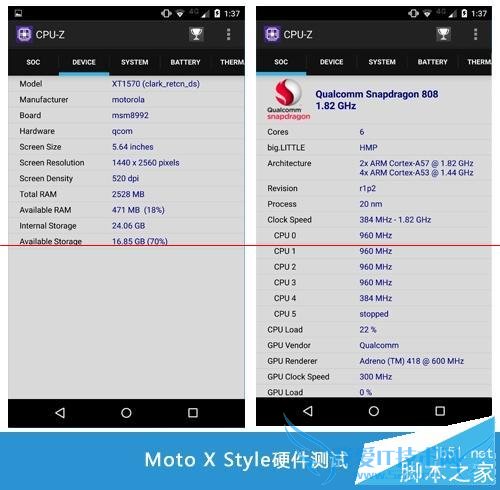 摩托MOTO X Style手机性能的全面性评测
