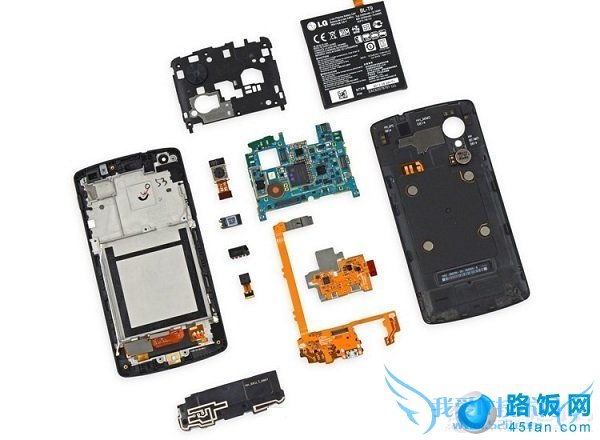 Nexus 5内部配件全家福