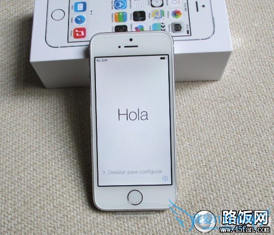 iPhone5s激活第二步开机