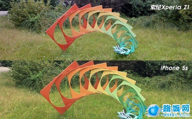 Xperia Z1与iPhone 5S近景拍照样张对比