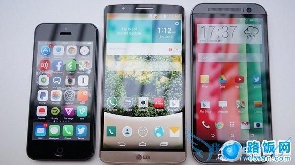 LG G3采用窄屏幕边框设计