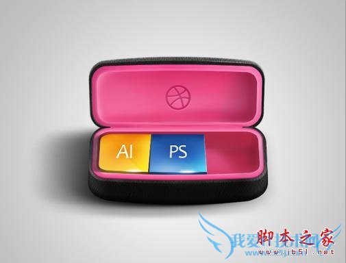 橡皮包装和眼镜盒的ps质感表现的全面展示