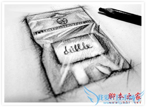 橡皮包装和眼镜盒的ps质感表现的全面展示