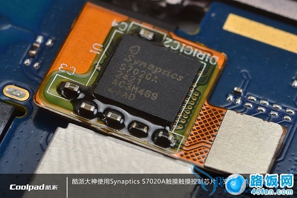 图为Synaptices S7020a触摸触控芯片