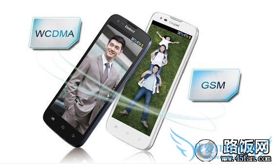 酷派7295智能手机外观