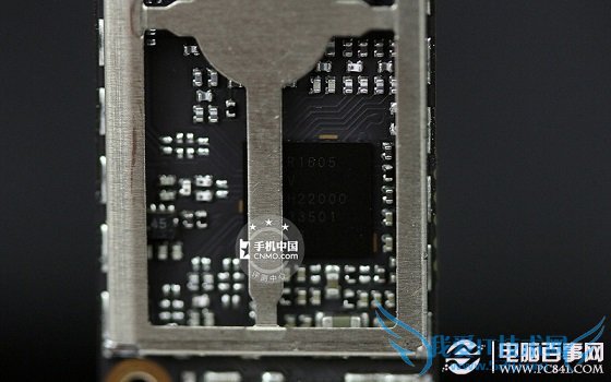 图为高通WTR1605多频多模无线收发器特写