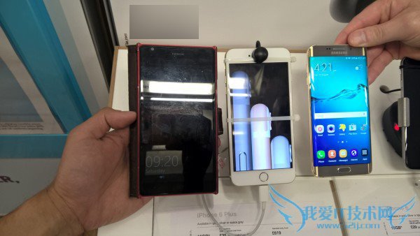 三星GALAXY S6 Edge+跟iPhone6 Plus以及Lumia1520手机的全面对比